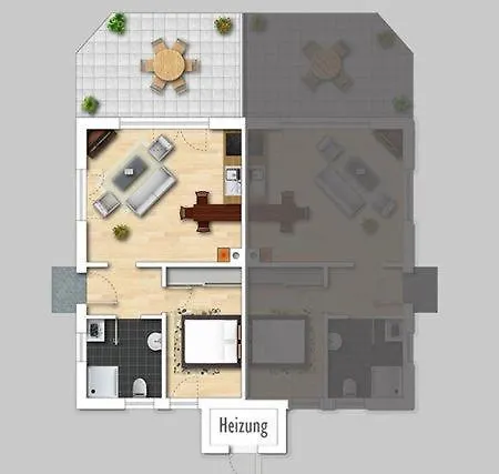 Fischerblick Haushälfte * Stahlbrode