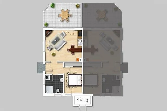 Fischerblick Haushaelfte * Stahlbrode